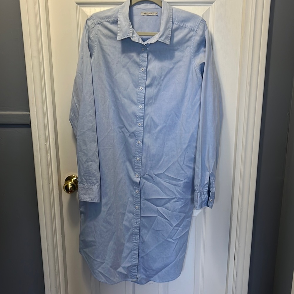 Mes Denoiselles Paris size 40 cotton 100% blue dress